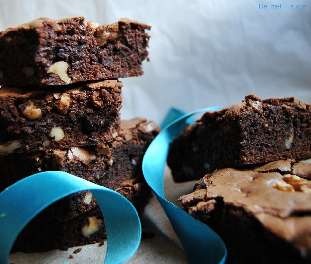 Brownie amb anous.